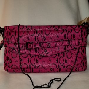 Reed Pink and Black Handbag
